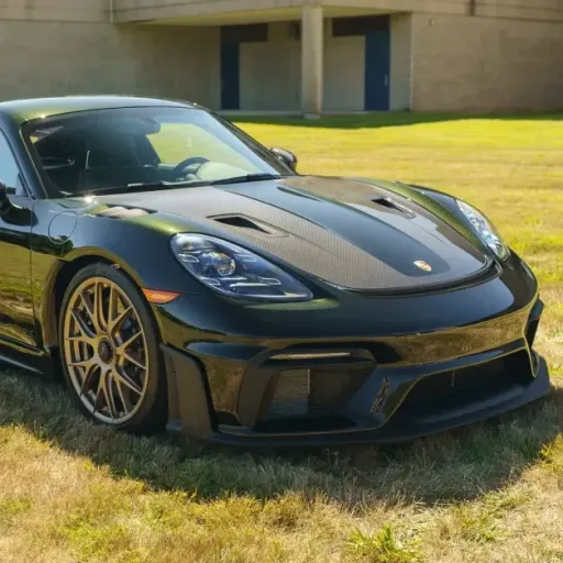 2025 Porsche 718 Cayman GT4 RS Weissach — photo posted by @OsloRegistry